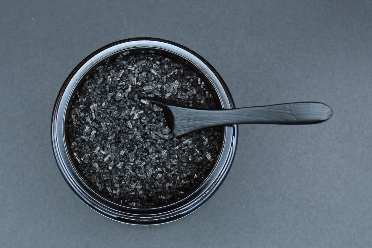 BATH SALTS with Black tea & Geranium 300g