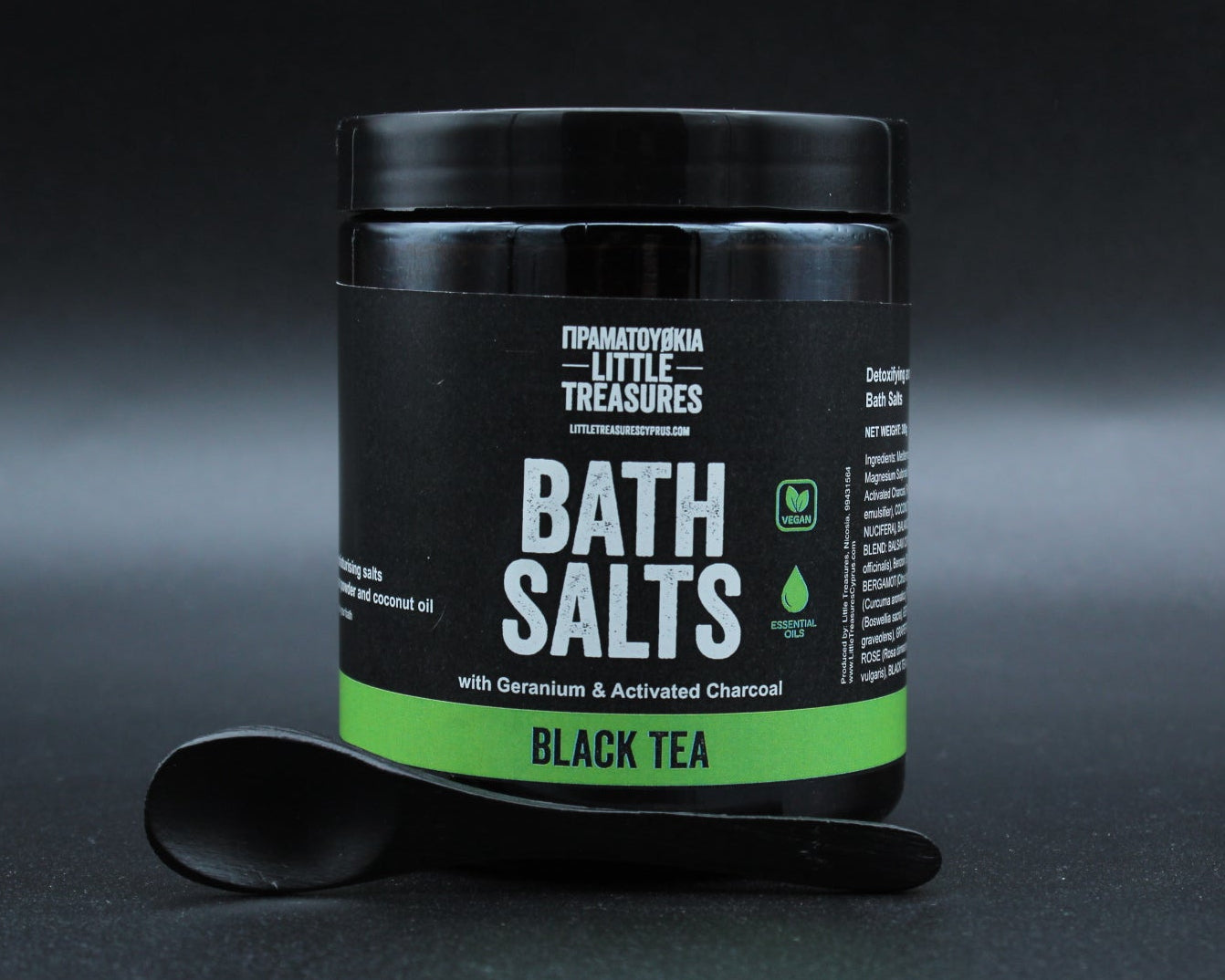 BATH SALTS with Black tea & Geranium 300g