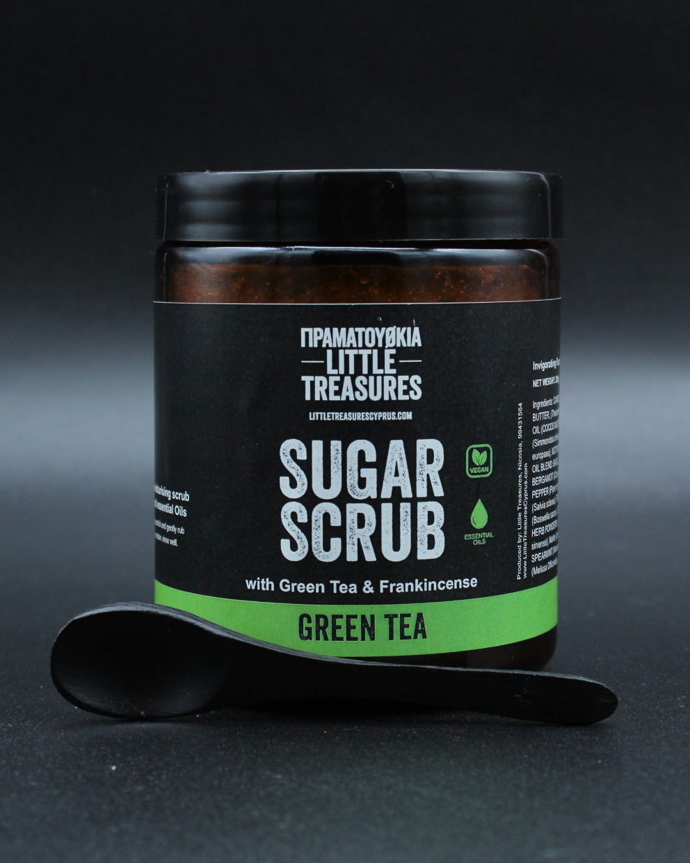 SUGAR SCRUB with Green Tea & Frankincense 280g